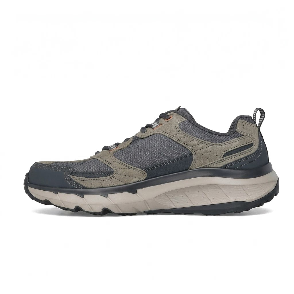 Skechers D'Lux Pro 237755-TPMT Mens Gray Suede Lifestyle Sneakers Shoes