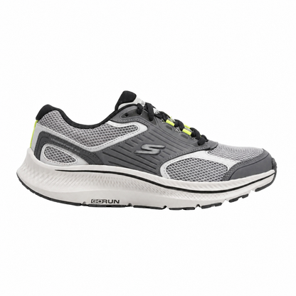 Skechers Mens Panelled Running Shoes With Lace-Up Closure - Go Run Consistent 2.0 Silver Wolf Grey
