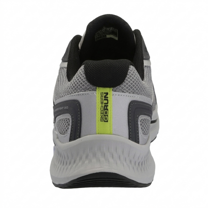 Skechers Mens Panelled Running Shoes With Lace-Up Closure - Go Run Consistent 2.0 Silver Wolf Grey